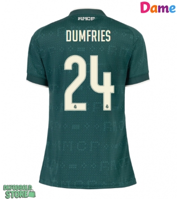 Real Madrid Denzel Dumfries #24 Replika Udebanetrøje Dame 2026-27 Kortærmet